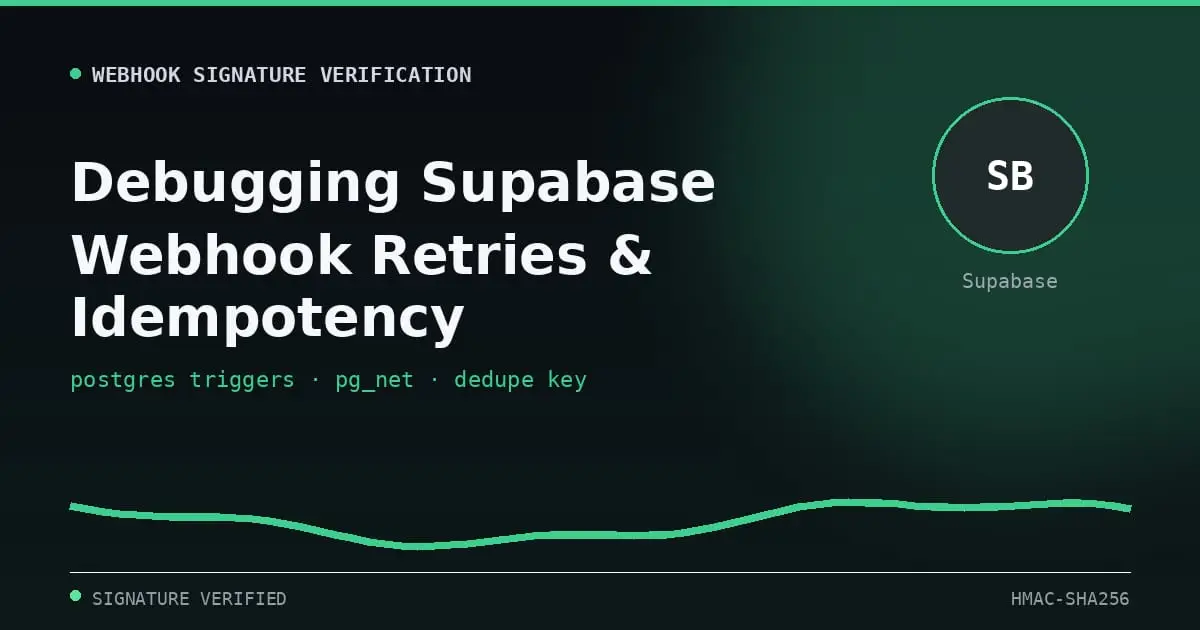 supabase database webhook retries nodejs